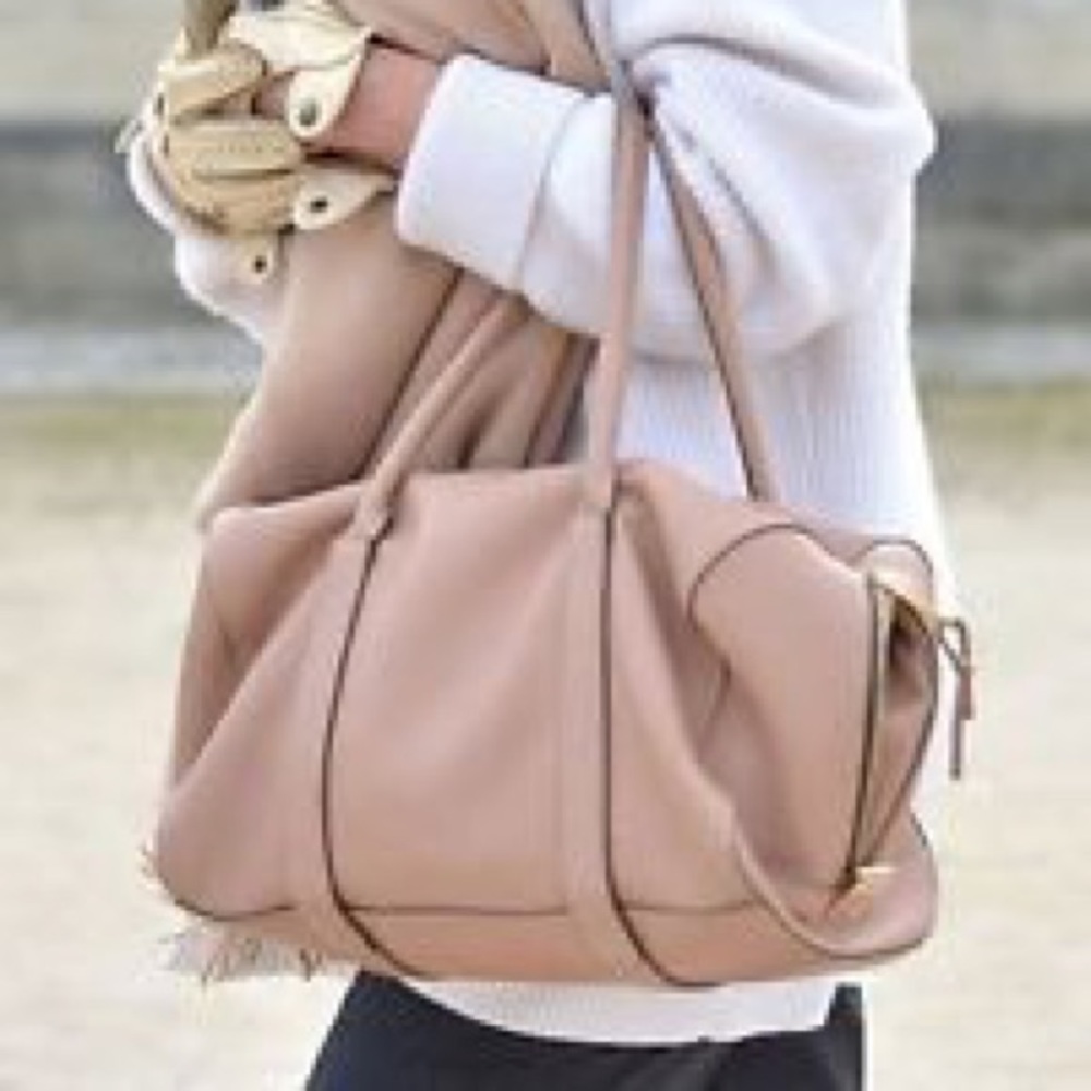 Chloe Madeleine Leather Duffle Bag